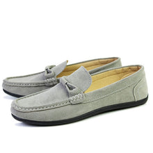 Load image into Gallery viewer, Tangnest Casual Strap Men Flats Soft  Flock Leather Men Loafers Classical Slip-on Driving Shoes Man Comfort Flat Shoes XMR1195
