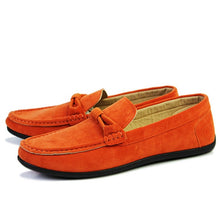 Load image into Gallery viewer, Tangnest Casual Strap Men Flats Soft  Flock Leather Men Loafers Classical Slip-on Driving Shoes Man Comfort Flat Shoes XMR1195