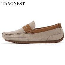 Load image into Gallery viewer, Tangnest Brand Men Suede Leather Loafers New 2017 British Style Men&#39;s Flats Man Comfortable Driving Shoes Man Moccasins XMR2522