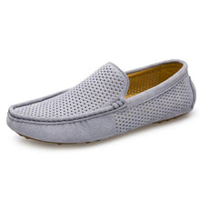 Load image into Gallery viewer, Tangnest New Cut-out Men Loafers Casual Breathable Summer Shoes Chic Genuine Leather Slip On Driver Shoes Man Moccasins  XMR2598