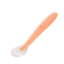 Load image into Gallery viewer, baby spoons feeding dishes Tableware for children flatware cutlery colher spoon silicone tools-for-patchwork lot soup ladle