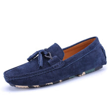 Load image into Gallery viewer, Tangnest Faux Suede Men Loafers Spring New Fashion Fringe Casual Drving Shoes For Man Slip On Breathable Light Men Flats XMR2805