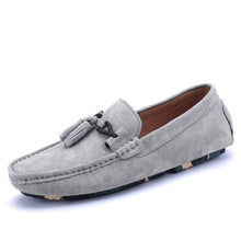 Load image into Gallery viewer, Tangnest Faux Suede Men Loafers Spring New Fashion Fringe Casual Drving Shoes For Man Slip On Breathable Light Men Flats XMR2805