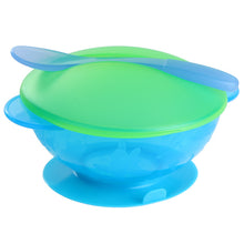 Load image into Gallery viewer, Baby Dishs Sucker Bowl Spoon Tableware Dinnerware Set Kids Baby Feeding Training Bowls Non-slip Food Container