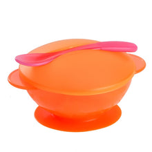 Load image into Gallery viewer, Baby Dishs Sucker Bowl Spoon Tableware Dinnerware Set Kids Baby Feeding Training Bowls Non-slip Food Container