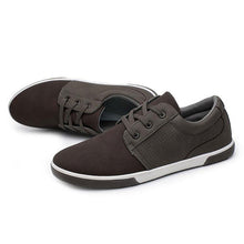 Load image into Gallery viewer, Tangnest NEW Autumn Patchwork Men&#39;s Sneakers Casual Round Toe Lace Up Flat Shoes For Men PU Leather Breathable Shoes XMR2956