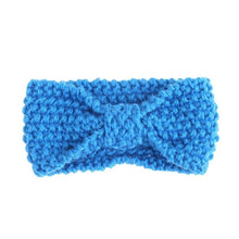 Load image into Gallery viewer, 1 Pc Baby Knit Crochet Bow Headband Girl Princess Party Fashion Hair Bands Winter Warm Infant Headband Headwear Hair Accessories