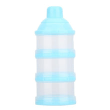 Load image into Gallery viewer, Portable Milk Powder Bottle Three Grid Formula Dispenser Food Container Box Baby Feeding Box  Kids Toddler Food Storage Box