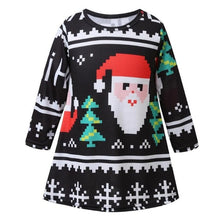 Load image into Gallery viewer, Cute Snowflake Christmas Family Matching Clothes Mother Daughter Girl Dress