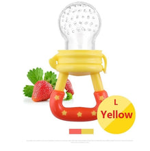 Load image into Gallery viewer, Silicone Baby Pacifier Infant Nipple Soother Toddler Kids Pacifier Feeder For Fruits Food Nibler Dummy Baby Feeding Pacifier