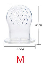 Load image into Gallery viewer, Silicone Baby Pacifier Infant Nipple Soother Toddler Kids Pacifier Feeder For Fruits Food Nibler Dummy Baby Feeding Pacifier