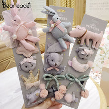Load image into Gallery viewer, Bear Leader Hair Wear Baby Hair pins Cartoon Elastic Hair and Pin Lovely baby hair accessories For Kids Children Girls Head wear