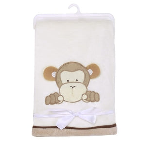 Cartoon Baby Blanket BabyWarm Swaddle Stroller Wrap for Newborns Baby Bedding Blankets Kids Envelope Towels Winter Warm