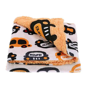 Cartoon Baby Blanket BabyWarm Swaddle Stroller Wrap for Newborns Baby Bedding Blankets Kids Envelope Towels Winter Warm