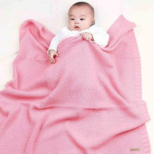 Load image into Gallery viewer, Baby Blanket Kids Summer Spring Soft Cotton Blankets Newborn Baby Swaddle Sleeping Bed Hole Wrap Children Bedding Bath Towels