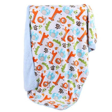 Load image into Gallery viewer, Baby Blanket Kids Summer Spring Soft Cotton Blankets Newborn Baby Swaddle Sleeping Bed Hole Wrap Children Bedding Bath Towels