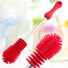 Load image into Gallery viewer, Creative Bottle Brush Unique design For Baby Bottles Scrubbing Silicone Cleaning Tool Kitchen Cleaner For Washing Cleaning Brand