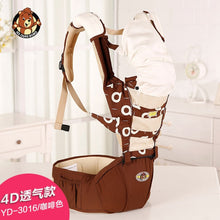 Load image into Gallery viewer, AIEBAO Ergonomic Baby Carrier Infant Kid Baby Hipseat Sling Front Facing Kangaroo Baby Wrap Carrier for Baby Travel 0-18 Months