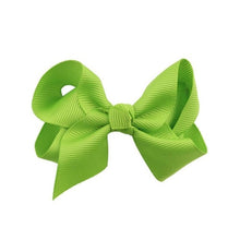 Load image into Gallery viewer, Girls Hair Accessories Bowknot Hair Clips Solid Hair Bows Ribbon Princess Hairpin Elastic Party Headwear Bowknot Hairclip