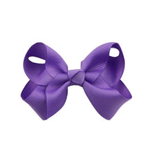 Load image into Gallery viewer, Girls Hair Accessories Bowknot Hair Clips Solid Hair Bows Ribbon Princess Hairpin Elastic Party Headwear Bowknot Hairclip