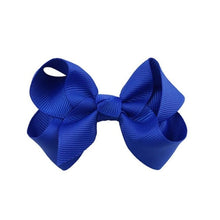 Load image into Gallery viewer, Girls Hair Accessories Bowknot Hair Clips Solid Hair Bows Ribbon Princess Hairpin Elastic Party Headwear Bowknot Hairclip