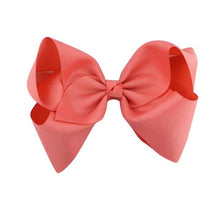 Load image into Gallery viewer, Girls Hair Accessories Bowknot Hair Clips Solid Hair Bows Ribbon Princess Hairpin Elastic Party Headwear Bowknot Hairclip