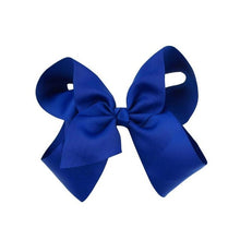 Load image into Gallery viewer, Girls Hair Accessories Bowknot Hair Clips Solid Hair Bows Ribbon Princess Hairpin Elastic Party Headwear Bowknot Hairclip
