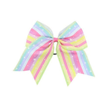 Load image into Gallery viewer, Girls Hair Accessories Bowknot Hair Clips Solid Hair Bows Ribbon Princess Hairpin Elastic Party Headwear Bowknot Hairclip