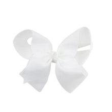 Load image into Gallery viewer, Girls Hair Accessories Bowknot Hair Clips Solid Hair Bows Ribbon Princess Hairpin Elastic Party Headwear Bowknot Hairclip