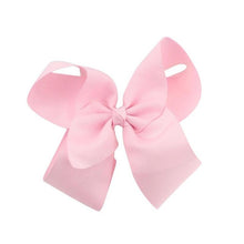 Load image into Gallery viewer, Girls Hair Accessories Bowknot Hair Clips Solid Hair Bows Ribbon Princess Hairpin Elastic Party Headwear Bowknot Hairclip