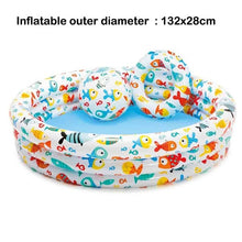 Load image into Gallery viewer, Portable Indoor Outdoor Baby Swimming Pool Air Cushion Children Inflatable Bathtub Round Basin Summer Water Pool Toys