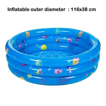 Load image into Gallery viewer, Portable Indoor Outdoor Baby Swimming Pool Air Cushion Children Inflatable Bathtub Round Basin Summer Water Pool Toys