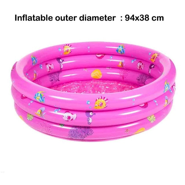 Portable Indoor Outdoor Baby Swimming Pool Air Cushion Children Inflatable Bathtub Round Basin Summer Water Pool Toys