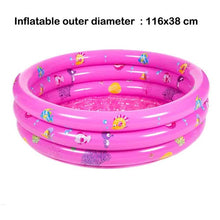 Load image into Gallery viewer, Portable Indoor Outdoor Baby Swimming Pool Air Cushion Children Inflatable Bathtub Round Basin Summer Water Pool Toys