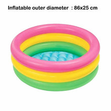 Load image into Gallery viewer, Portable Indoor Outdoor Baby Swimming Pool Air Cushion Children Inflatable Bathtub Round Basin Summer Water Pool Toys