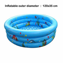 Load image into Gallery viewer, Portable Indoor Outdoor Baby Swimming Pool Air Cushion Children Inflatable Bathtub Round Basin Summer Water Pool Toys