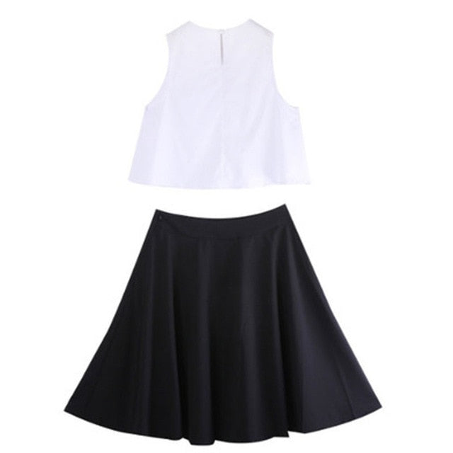 suit etek streç kısa düz renk üst ve yüksek bel mini etek fermuar ile