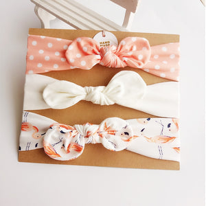 3 adet sevimli tavşan Elastik bandana