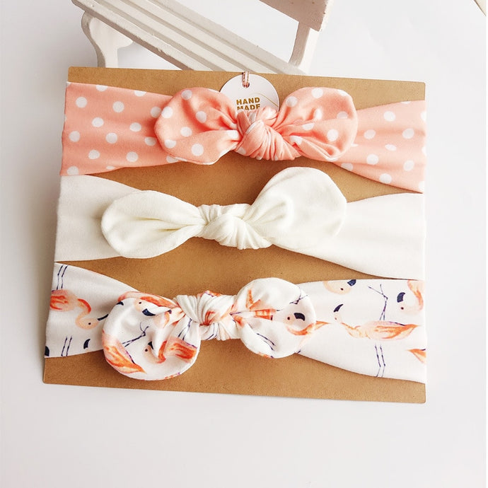 3 adet sevimli tavşan Elastik bandana