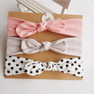 3 adet sevimli tavşan Elastik bandana
