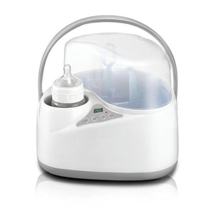 Portable Baby Bottle Sterilizer Milk Warmer Steam Food Breast Milk Heater Bottle Sterilizer Warm Milk Thermostat Multi-function