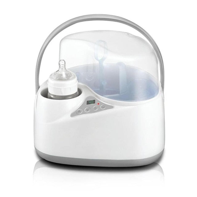 Portable Baby Bottle Sterilizer Milk Warmer Steam Food Breast Milk Heater Bottle Sterilizer Warm Milk Thermostat Multi-function