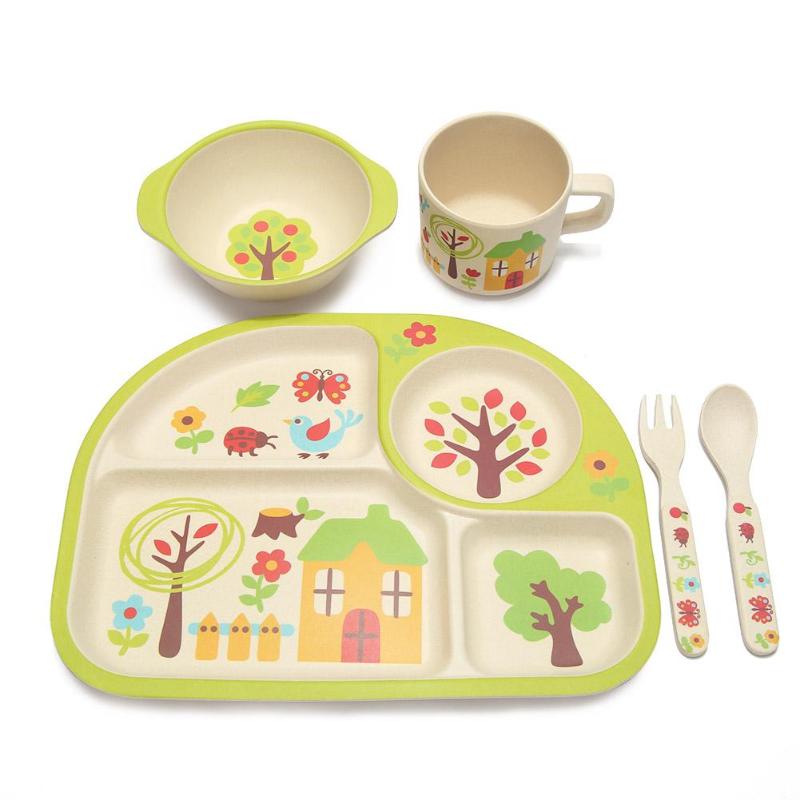 Children Tableware Dishes Dinnerware Creative Gift